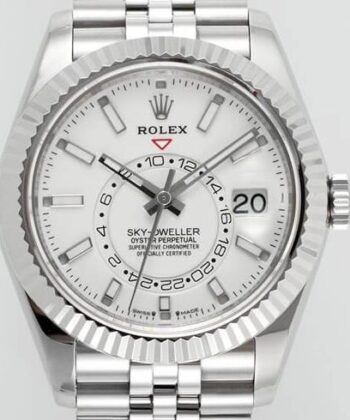 Rolex Sky Dweller Watch M336934-0004 White Dial ZF Factory