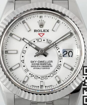 Rolex Sky Dweller Watch M336934-0004 White Dial ZF Factory