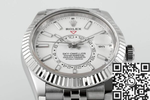 Rolex Sky Dweller Watch M336934-0004 White Dial ZF Factory