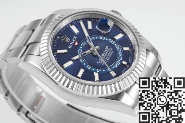 Sky Dweller Watch Replica Rolex M326934-0003 Dark Blue Dial