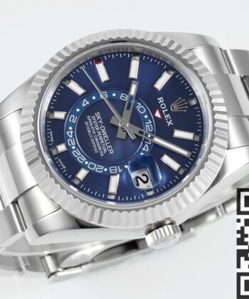 Sky Dweller Watch Replica Rolex M326934-0003 Dark Blue Dial
