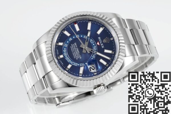 Sky Dweller Watch Replica Rolex M326934-0003 Dark Blue Dial