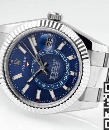 Sky Dweller Watch Replica Rolex M326934-0003 Dark Blue Dial
