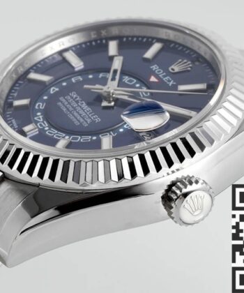 Sky Dweller Watch Replica Rolex M326934-0003 Dark Blue Dial