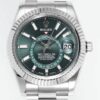 Sky Dweller Fake Watch Rolex M326934 Mint Green Dial