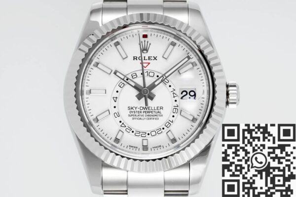 ZF Rolex Sky Dweller M326934-0001 White Dial Watch