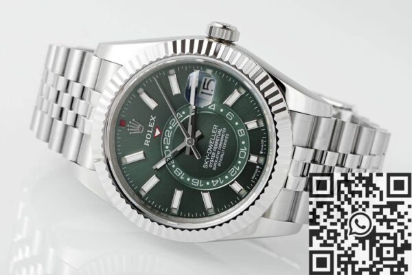 Green Rolex Sky Dweller M336934-0002 Mint Green Dial Watch