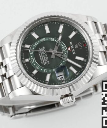 Green Rolex Sky Dweller M336934-0002 Mint Green Dial Watch