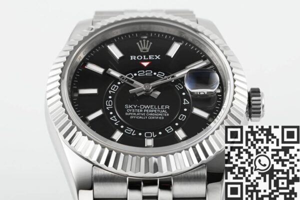 Rolex 42MM Sky Dweller​ M336934-0008 Bright Black Dial Watch