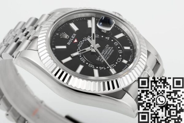 Rolex 42MM Sky Dweller​ M336934-0008 Bright Black Dial Watch