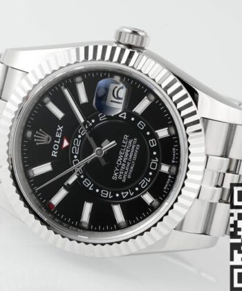 Rolex 42MM Sky Dweller​ M336934-0008 Bright Black Dial Watch
