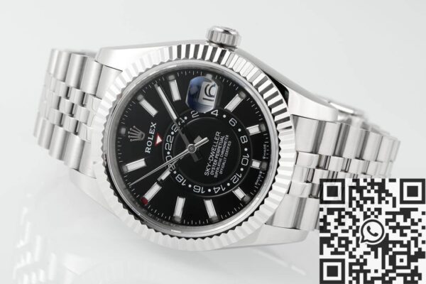 Rolex 42MM Sky Dweller​ M336934-0008 Bright Black Dial Watch
