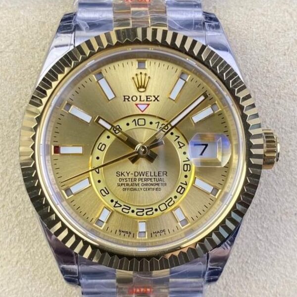 Rolex Sky-Dweller M326933-0001 Champagne Dial Noob Factory