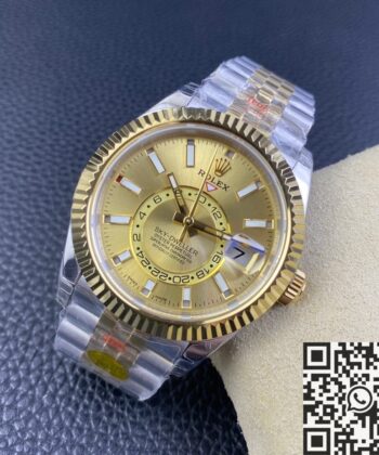 Rolex Sky-Dweller M326933-0001 Champagne Dial Noob Factory