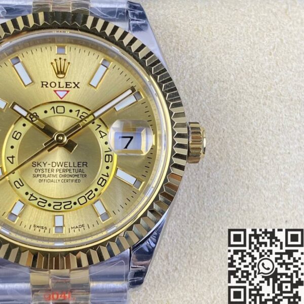 Rolex Sky-Dweller M326933-0001 Champagne Dial Noob Factory