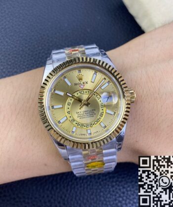 Rolex Sky-Dweller M326933-0001 Champagne Dial Noob Factory