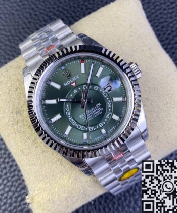 Sky Dweller Rolex Price M336934-0002 Mint Green Dial Watch