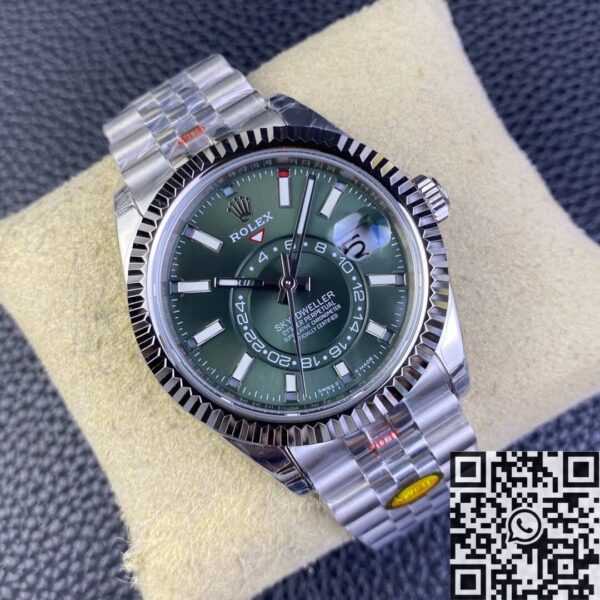 Sky Dweller Rolex Price M336934-0002 Mint Green Dial Watch