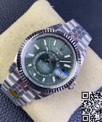 Sky Dweller Rolex Price M336934-0002 Mint Green Dial Watch