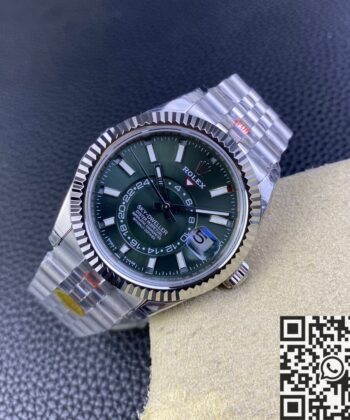 Sky Dweller Rolex Price M336934-0002 Mint Green Dial Watch