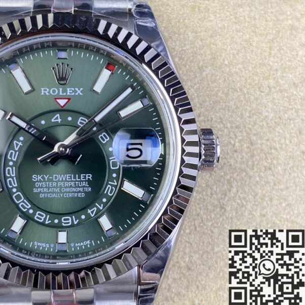 Sky Dweller Rolex Price M336934-0002 Mint Green Dial Watch