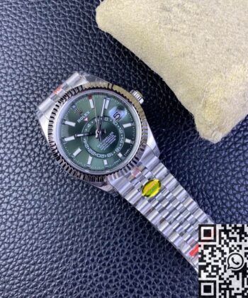 Sky Dweller Rolex Price M336934-0002 Mint Green Dial Watch