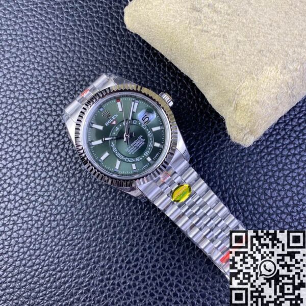 Sky Dweller Rolex Price M336934-0002 Mint Green Dial Watch