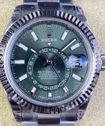 Noob Factory Rolex Watch Sky Dweller M336934-0001 Mint Green
