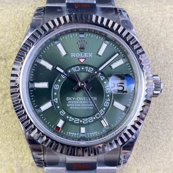 Noob Factory Rolex Watch Sky Dweller M336934-0001 Mint Green