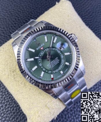 Noob Factory Rolex Watch Sky Dweller M336934-0001 Mint Green