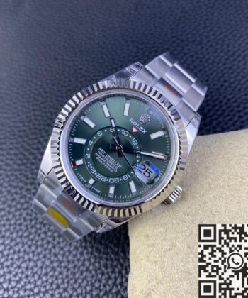 Noob Factory Rolex Watch Sky Dweller M336934-0001 Mint Green