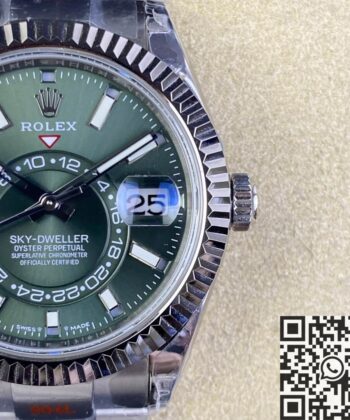 Noob Factory Rolex Watch Sky Dweller M336934-0001 Mint Green