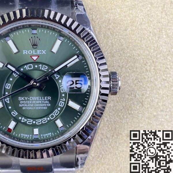 Noob Factory Rolex Watch Sky Dweller M336934-0001 Mint Green