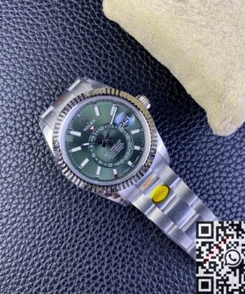 Noob Factory Rolex Watch Sky Dweller M336934-0001 Mint Green