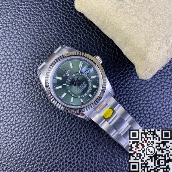 Noob Factory Rolex Watch Sky Dweller M336934-0001 Mint Green