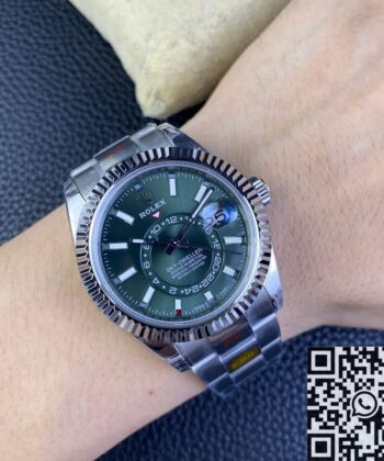Noob Factory Rolex Watch Sky Dweller M336934-0001 Mint Green