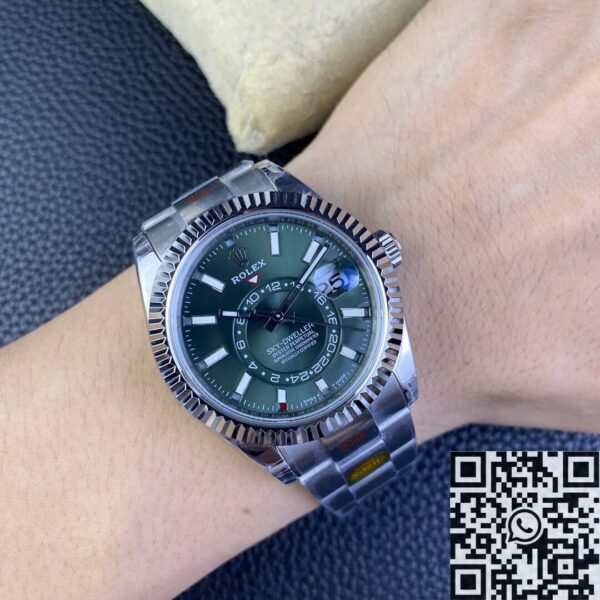 Noob Factory Rolex Watch Sky Dweller M336934-0001 Mint Green