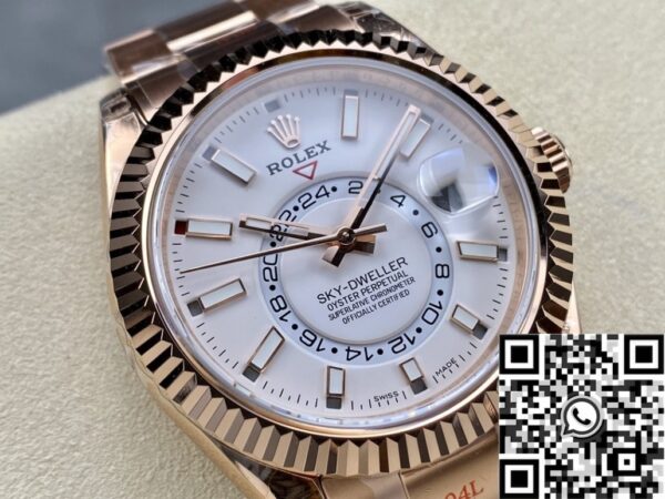 Noob Factory Rolex Watches Sky Dweller M326935-0005 White