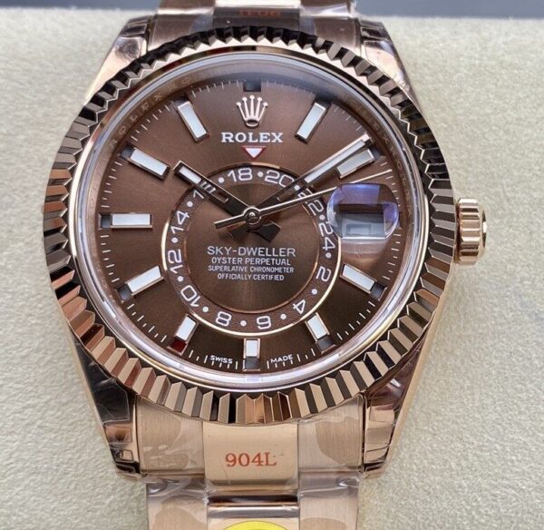 Rolex Sky Dweller Steel​ M326935-0006 Rose Gold Noob Factory
