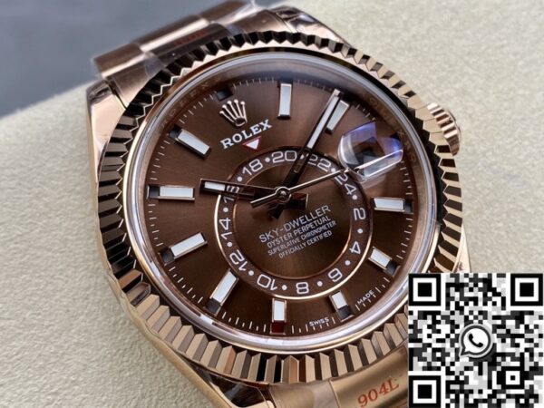 Rolex Sky Dweller Steel​ M326935-0006 Rose Gold Noob Factory