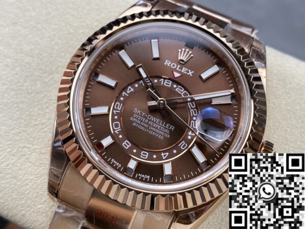 Rolex Sky Dweller Steel​ M326935-0006 Rose Gold Noob Factory