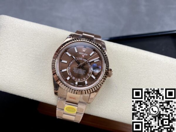 Rolex Sky Dweller Steel​ M326935-0006 Rose Gold Noob Factory