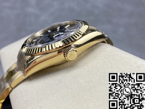 Sky-Dweller Rolex Gold M326938-0004 Black Dial Noob Factory