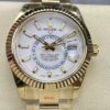 Noob Sky Dweller Watch Rolex M326938-0005 White Dial