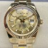 Rolex Sky Dweller Watches M326933-0009 Golden Noob Factory