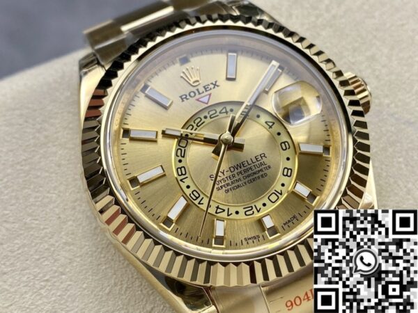 Rolex Sky Dweller Watches M326933-0009 Golden Noob Factory