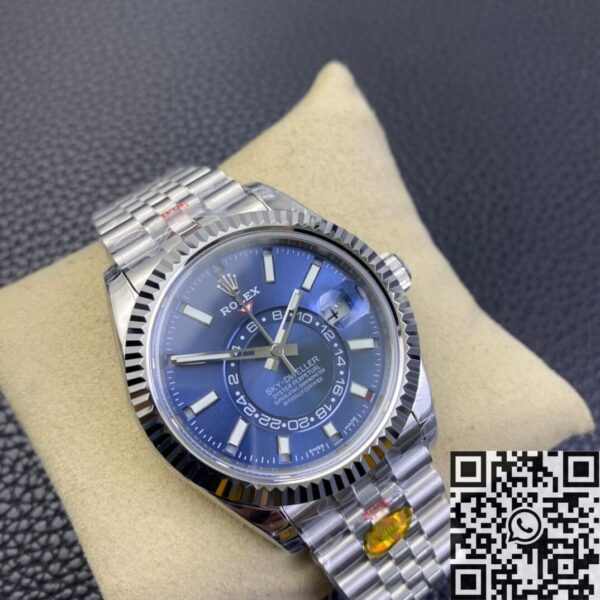Noob Factory Fake Rolex Sky Dweller M326934-0004 Blue Dial