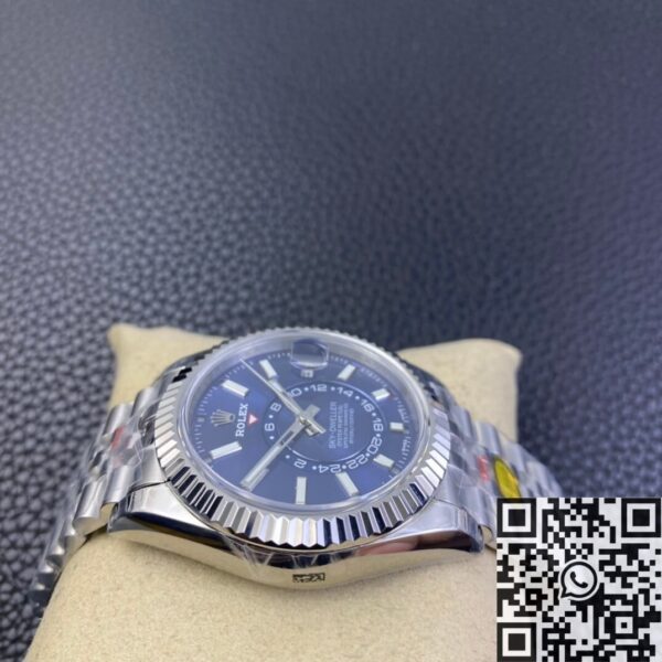 Noob Factory Fake Rolex Sky Dweller M326934-0004 Blue Dial