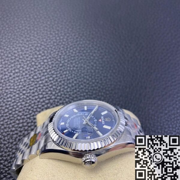 Noob Factory Fake Rolex Sky Dweller M326934-0004 Blue Dial