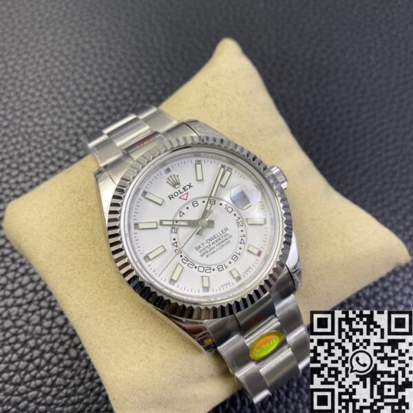 Sky Dweller Fake Watches Rolex M326934-0001 White Dial